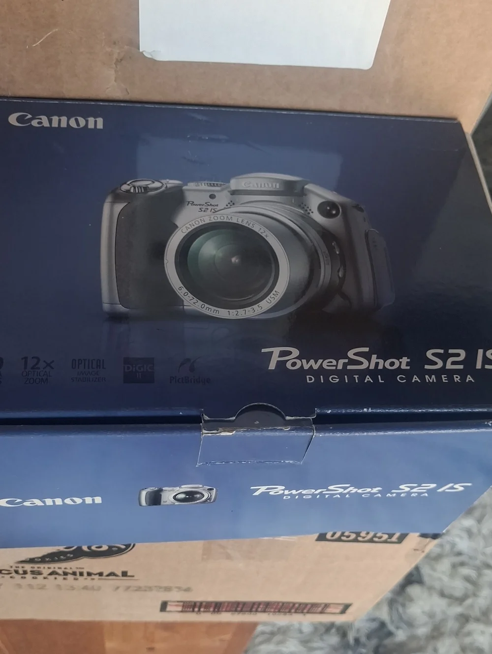Canon PowerShot S2 IS Digital Camera - Silver New In Box With Tags